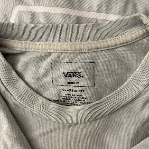 VANS - Baby blue t-shirt size M - Picture 3 of 3